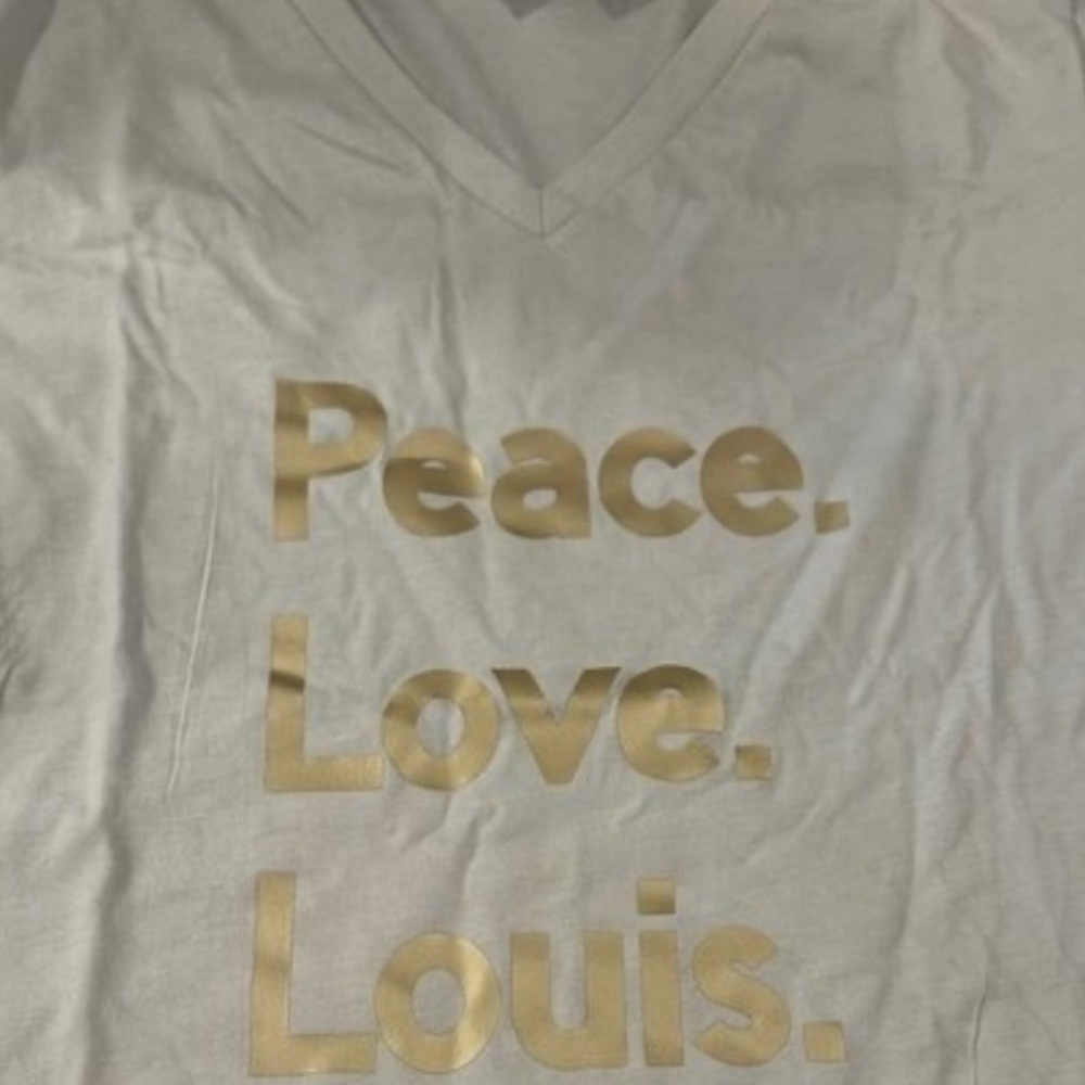 Customizable Peace Love Luxury Tee - Picture 3 of 4